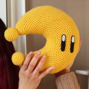 Super Mario Power Moon Crochet Amigurumi Plush